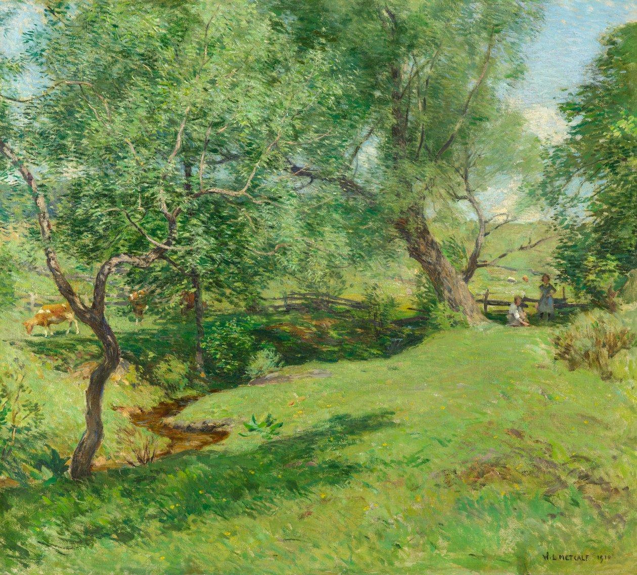 Czerwcowy Pastorał autorstwa Willard Leroy Metcalf