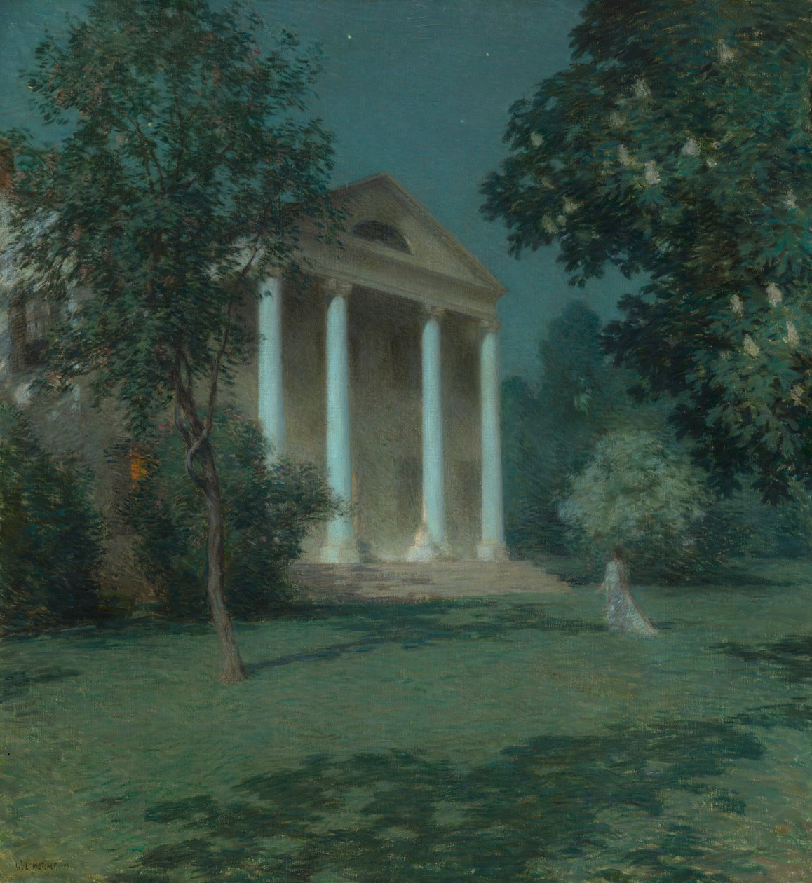 Majowa noc autorstwa Willard Leroy Metcalf