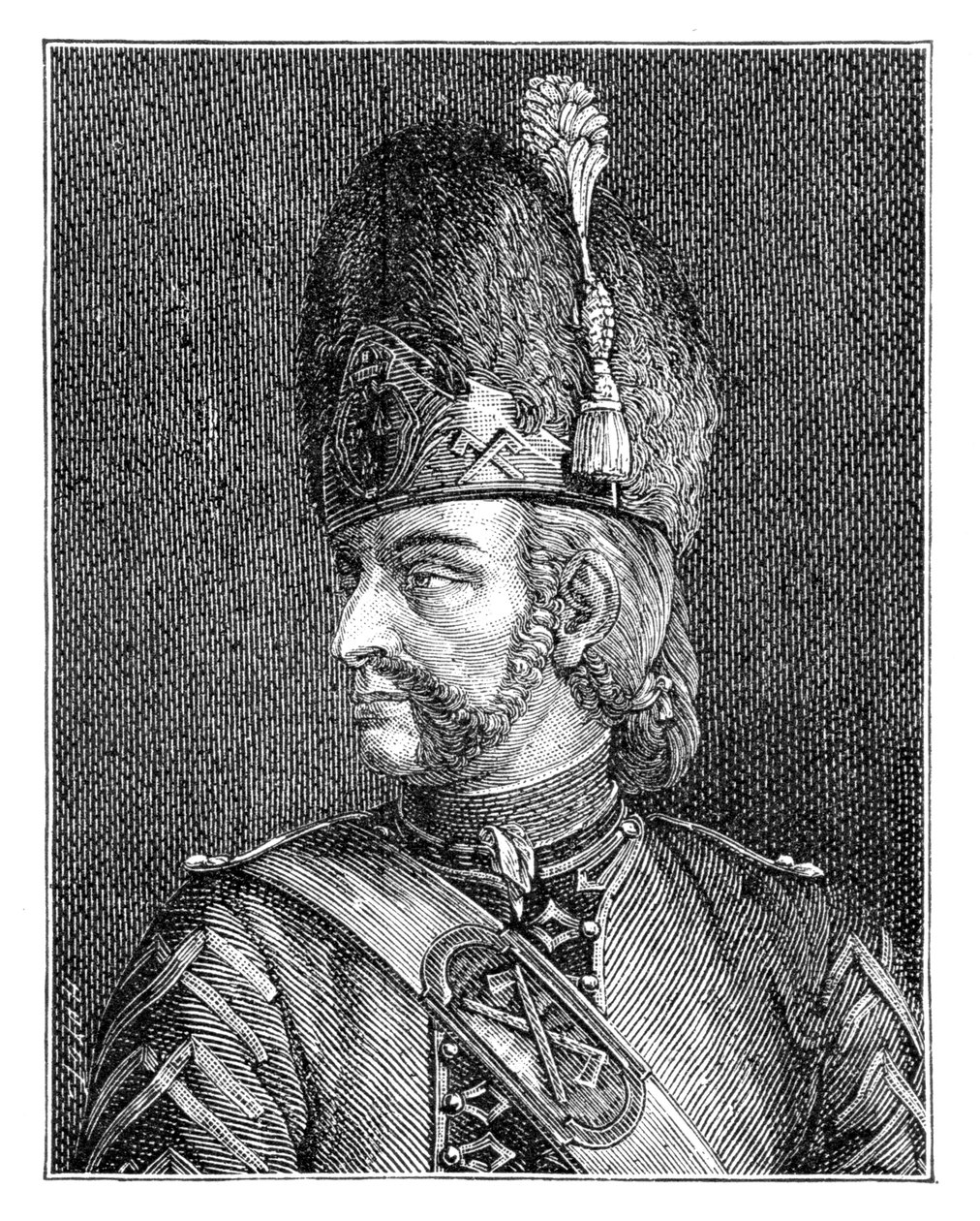 Czapka Gwardii Szwajcarskiej, 1885. autorstwa Wille