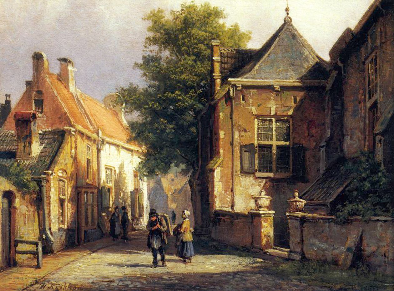 W Amsterdamie autorstwa Willem Koekkoek