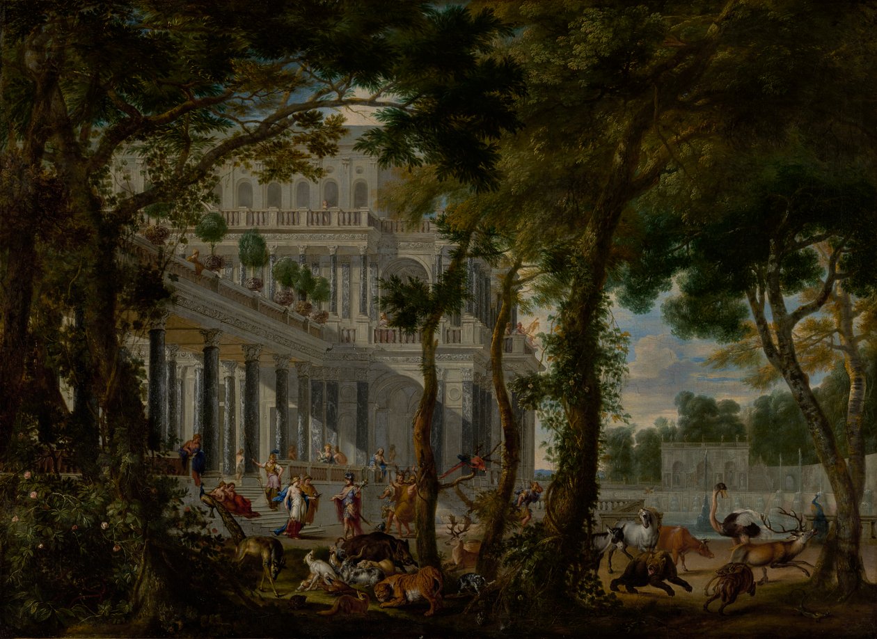 Ulisses w Pałacu Circe autorstwa Willem Schubart von Ehrenberg
