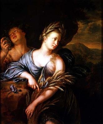Alegoria żniwa autorstwa Willem Van Mieris