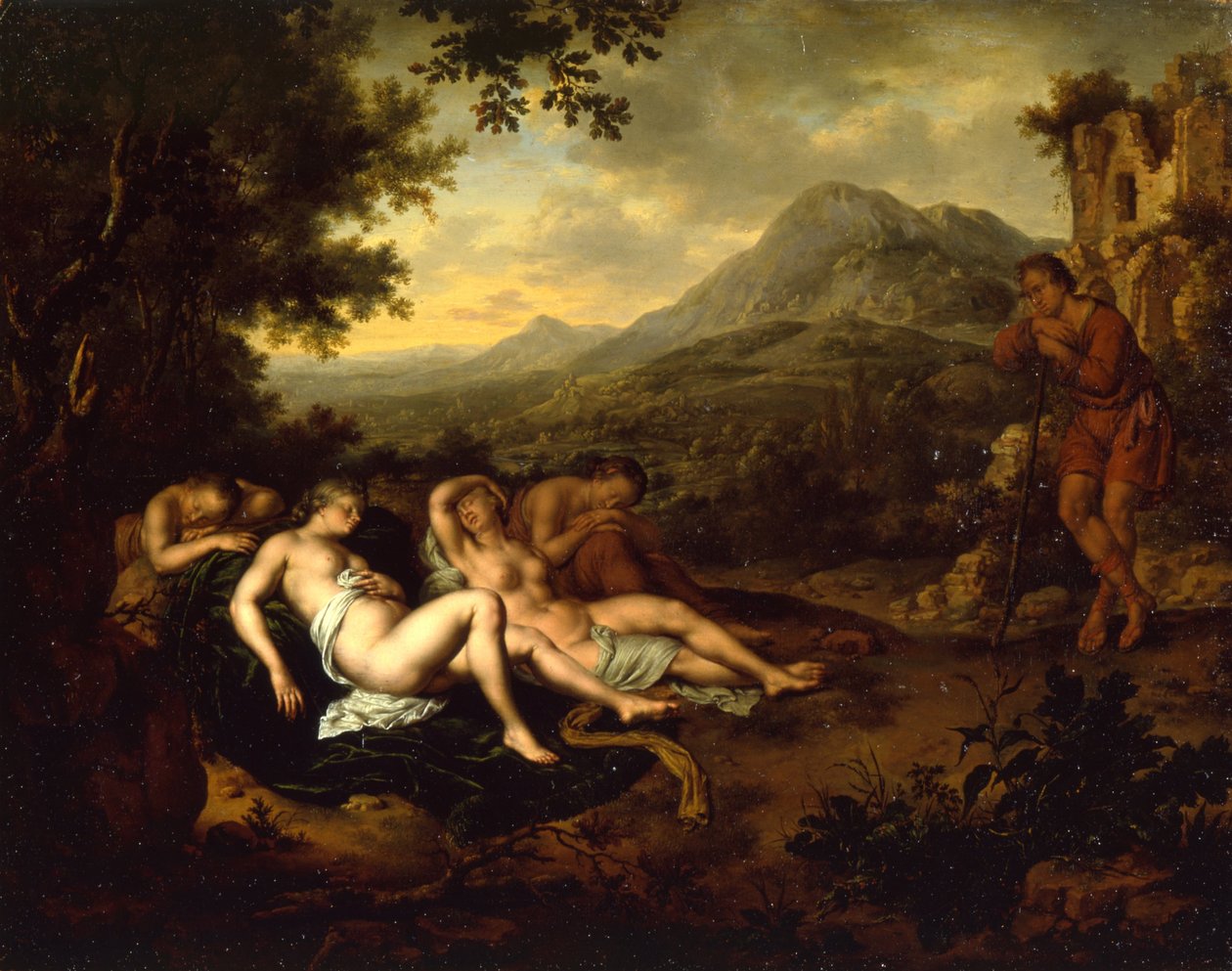 Panel Cimon i Ifigenia autorstwa Willem Van Mieris