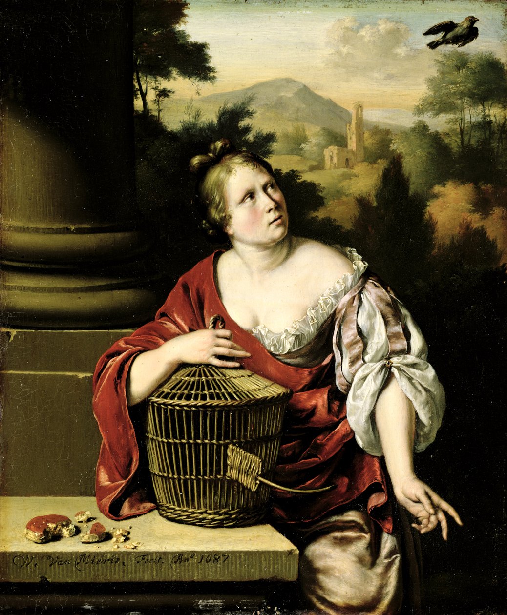 Portret kobiety, 1687 autorstwa Willem Van Mieris