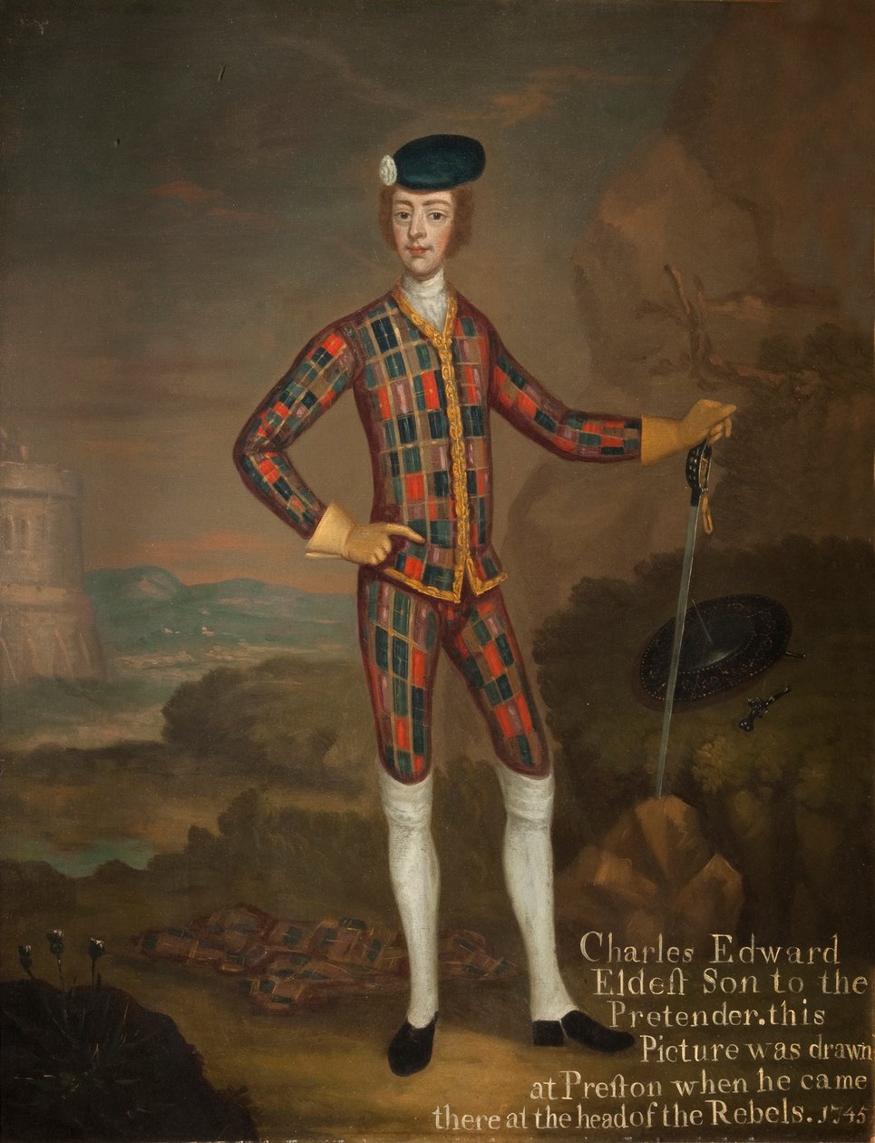 Książę Karol Edward Stuart, syn starego pretendenta, 1745 autorstwa Willem Verelst