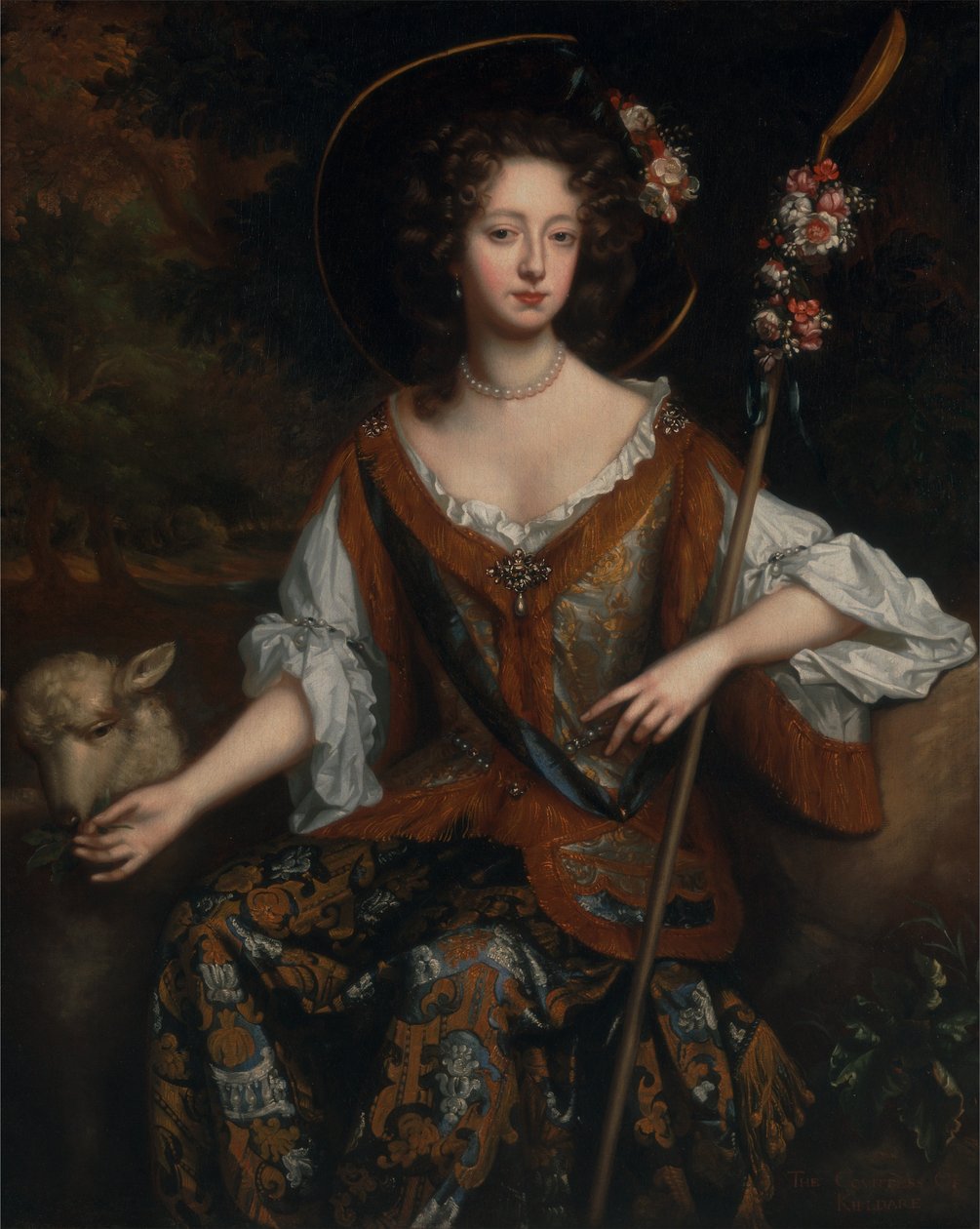 Elizabeth Jones, hrabina Kildare autorstwa Willem Wissing