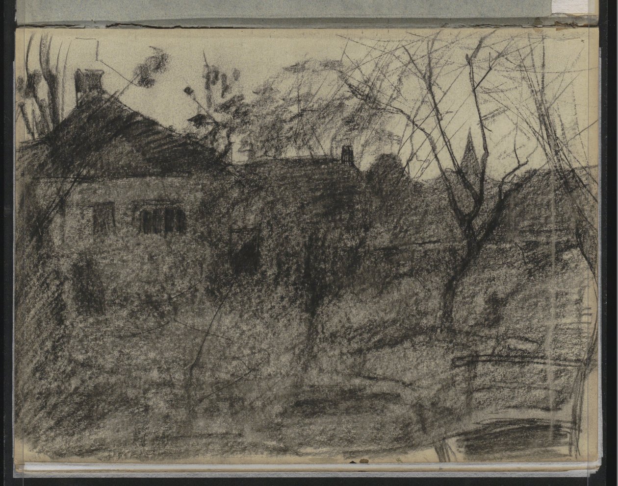 Pejzaż miejski, prawdopodobnie Diepenheim autorstwa Willem Arnoldus Witsen