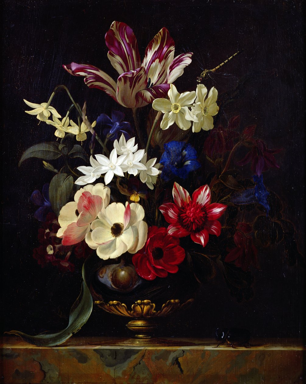 Martwa natura z kwiatami autorstwa Willem van Aelst