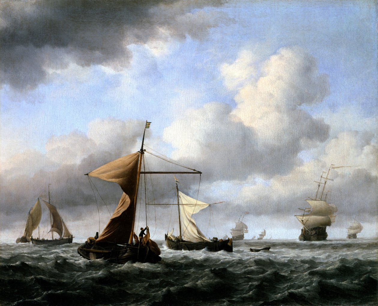 rześka bryza autorstwa Willem van de Velde the Younger