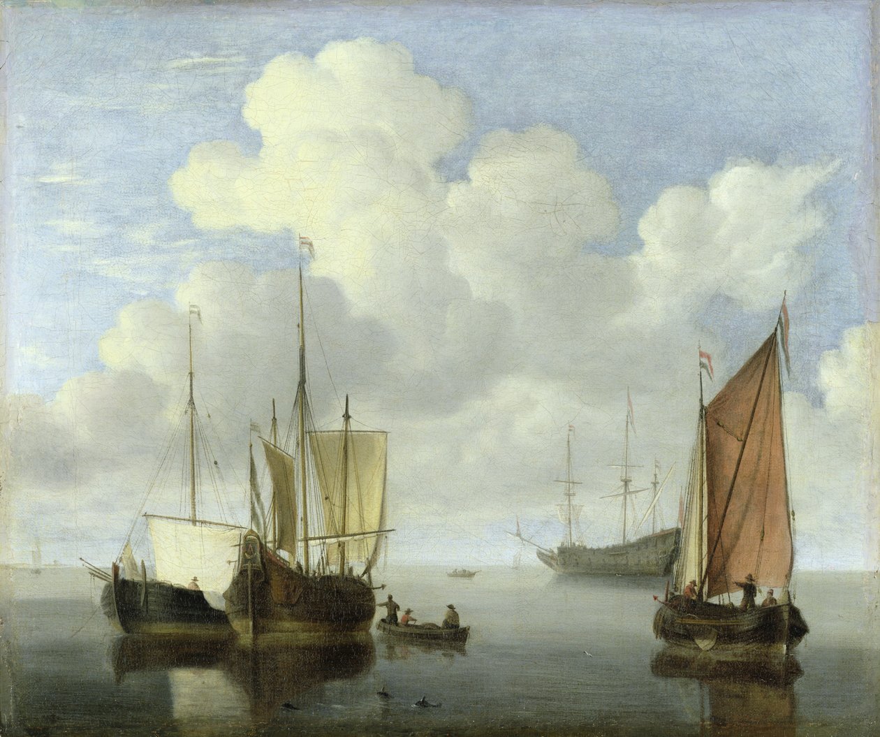 Pejzaż morski autorstwa Willem van de Velde the Younger