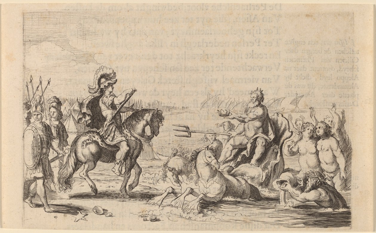 Aleksander Wielki i Neptun autorstwa Willem Basse