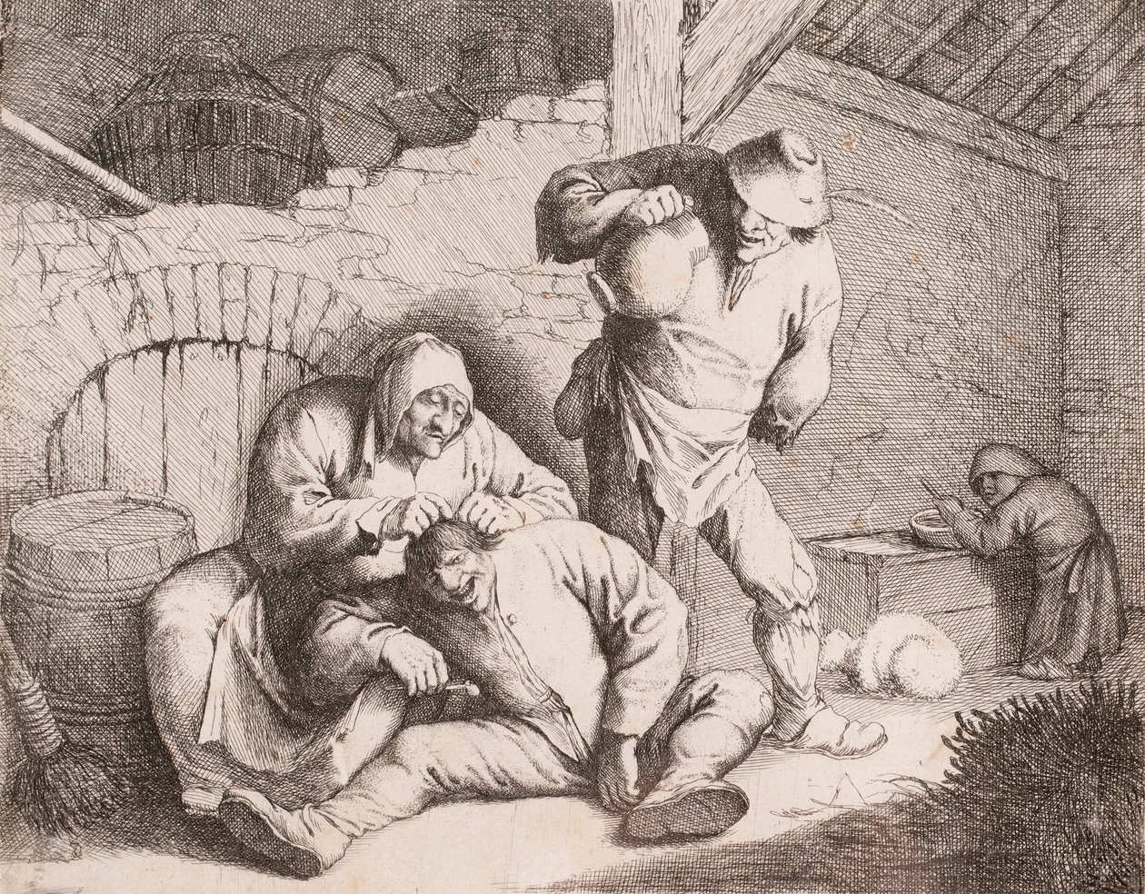 Środek do usuwania wszy, według Anthonie Victoryns autorstwa Willem Basse