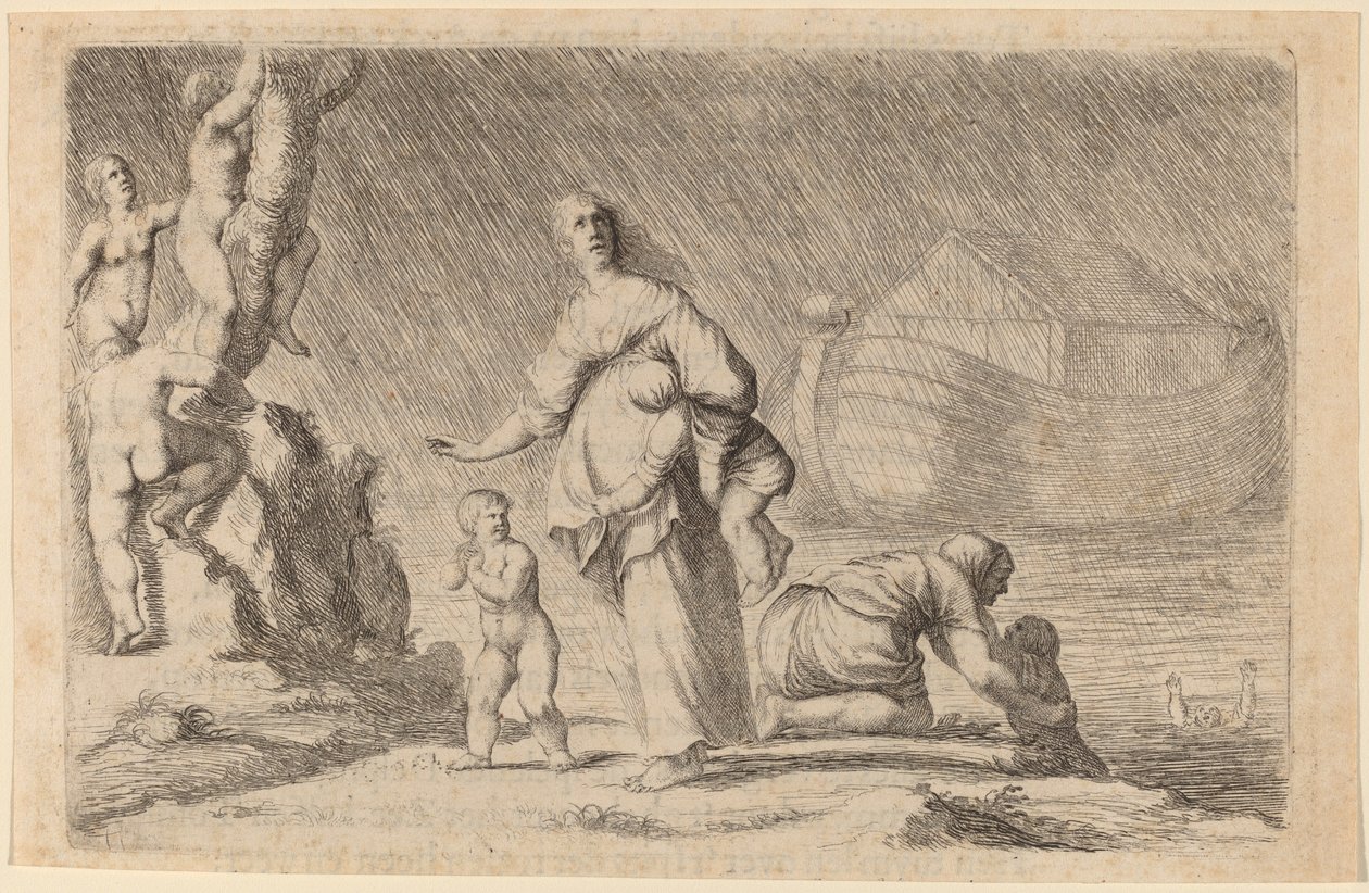 Arka Noego i potop autorstwa Willem Basse