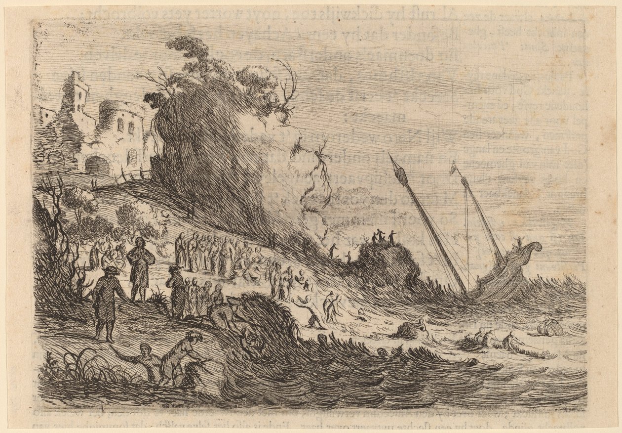Rozbitek Saint Paul na Malcie autorstwa Willem Basse
