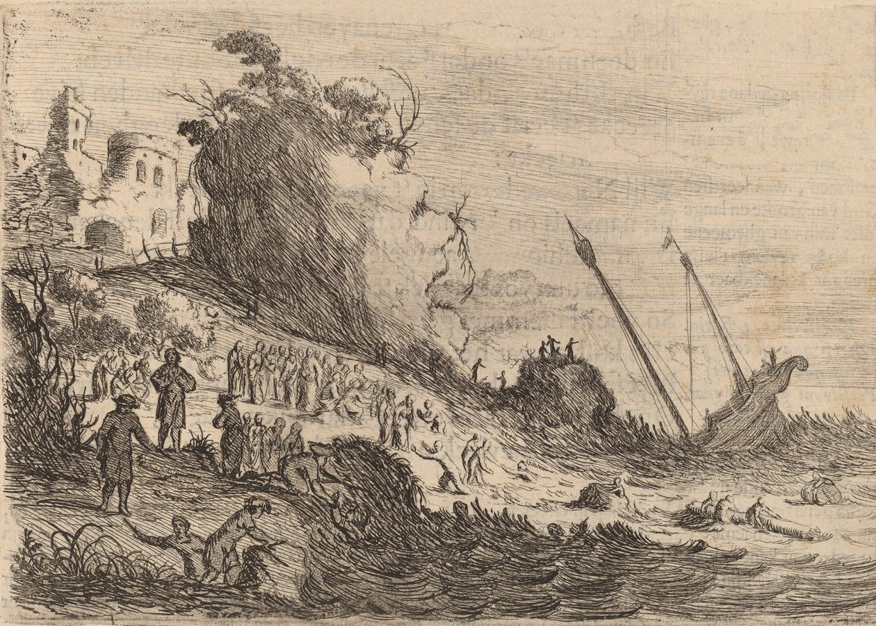 Św. Paweł rozbitek na Malcie, 1634. autorstwa Willem Basse