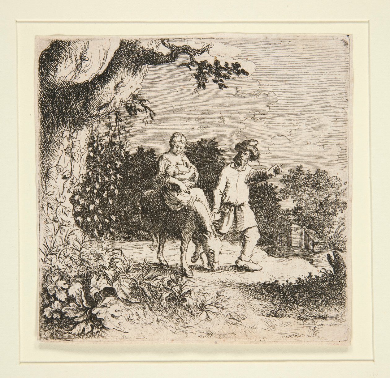 Ucieczka do Egiptu autorstwa Willem Basse
