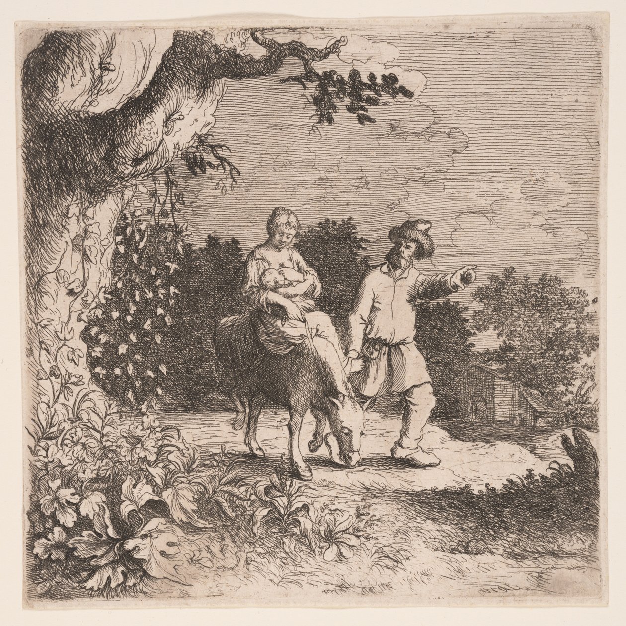 Ucieczka do Egiptu autorstwa Willem Basse