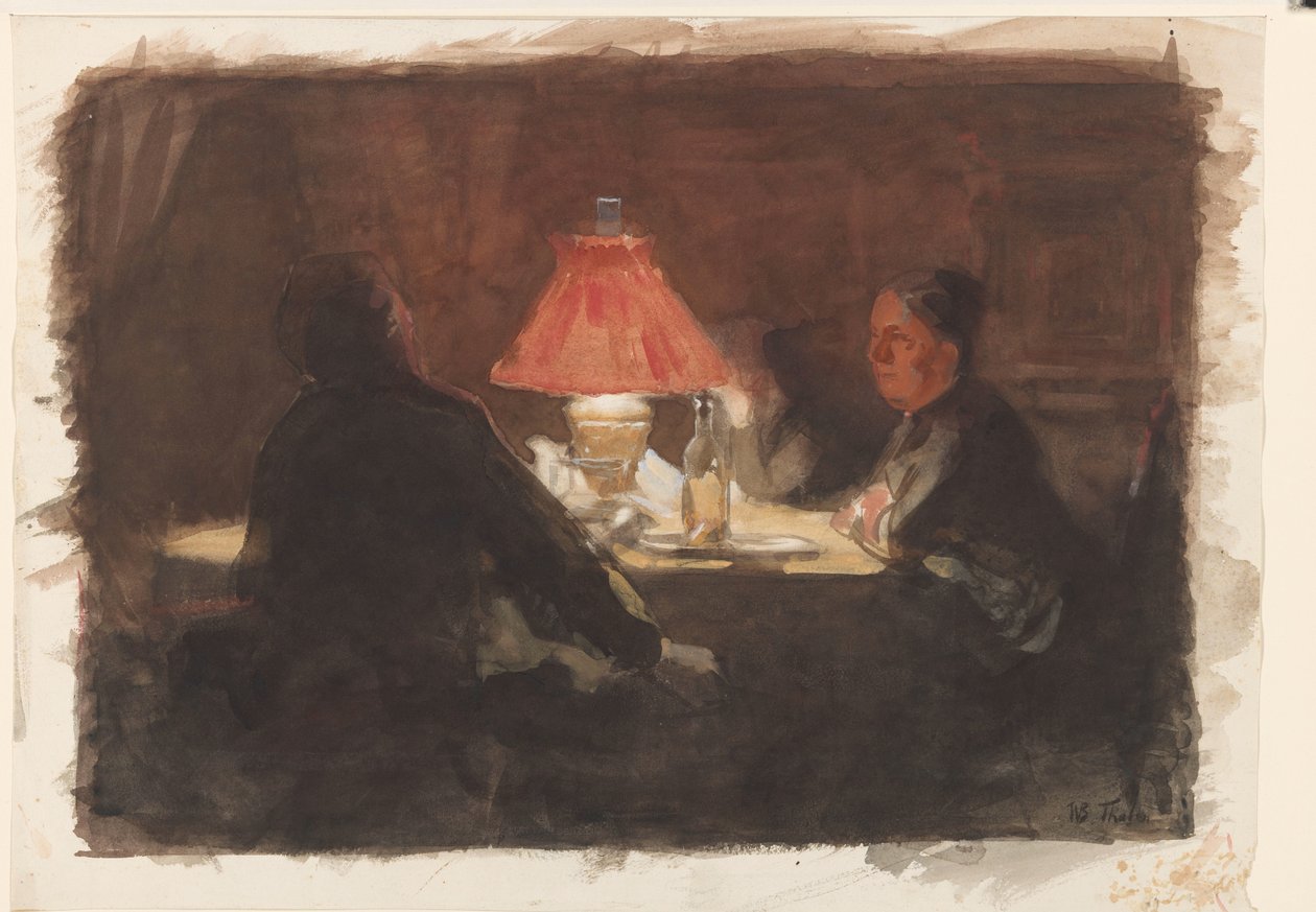 Przy lampie autorstwa Willem Bastiaan Tholen