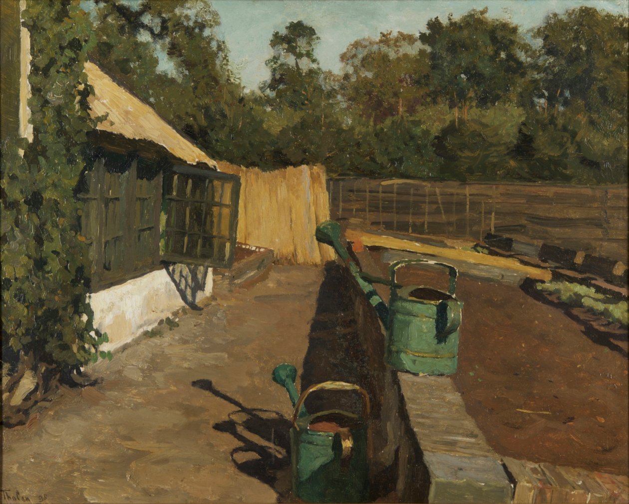 Ogród warzywny w Ewijkshoeve, 1895. autorstwa Willem Bastiaan Tholen