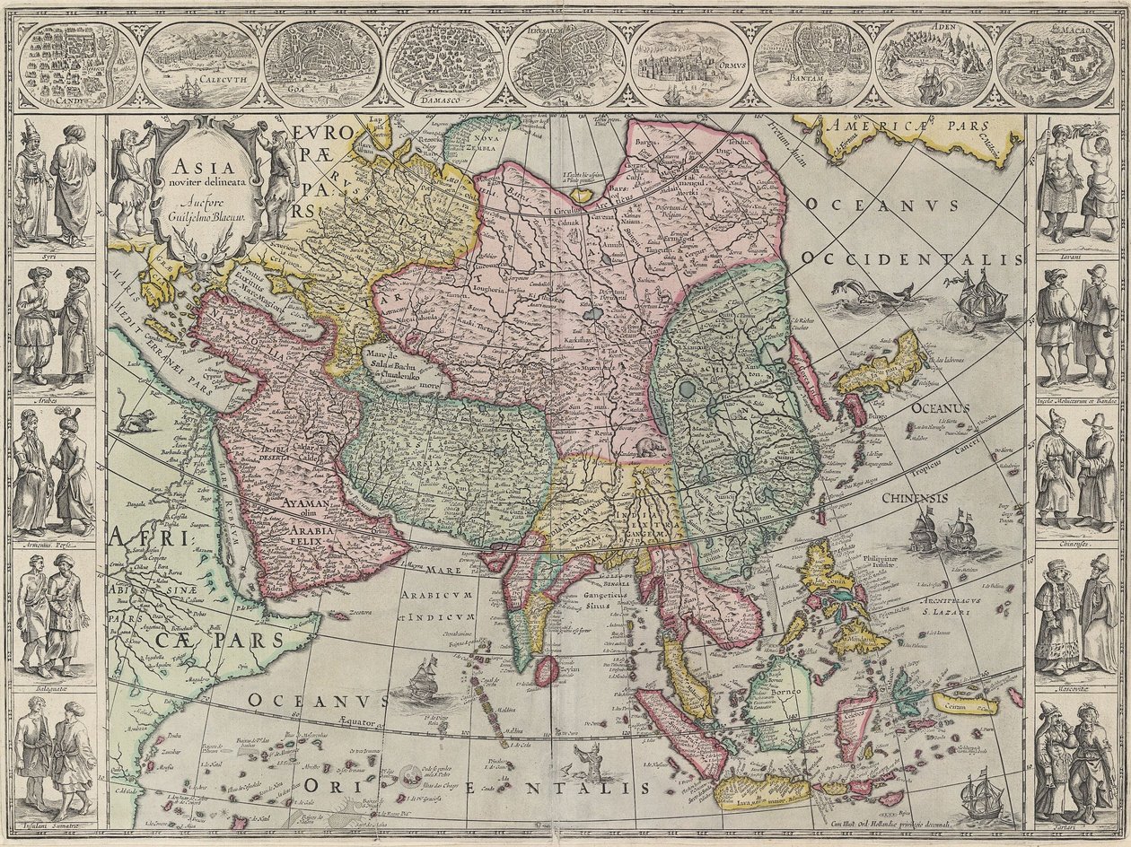 010 amsterdam allard azja noviter autorstwa Willem Blaeu