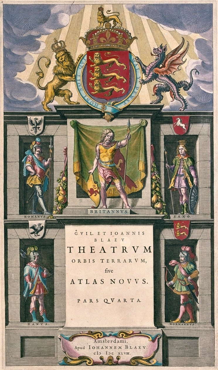 w "Theatrum Orbis Terrarum, sive Atlas Novus" Willema Blaeu, Amsterdam autorstwa Willem Blaeu