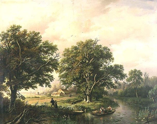 Scena rzeczna autorstwa Willem Bodeman