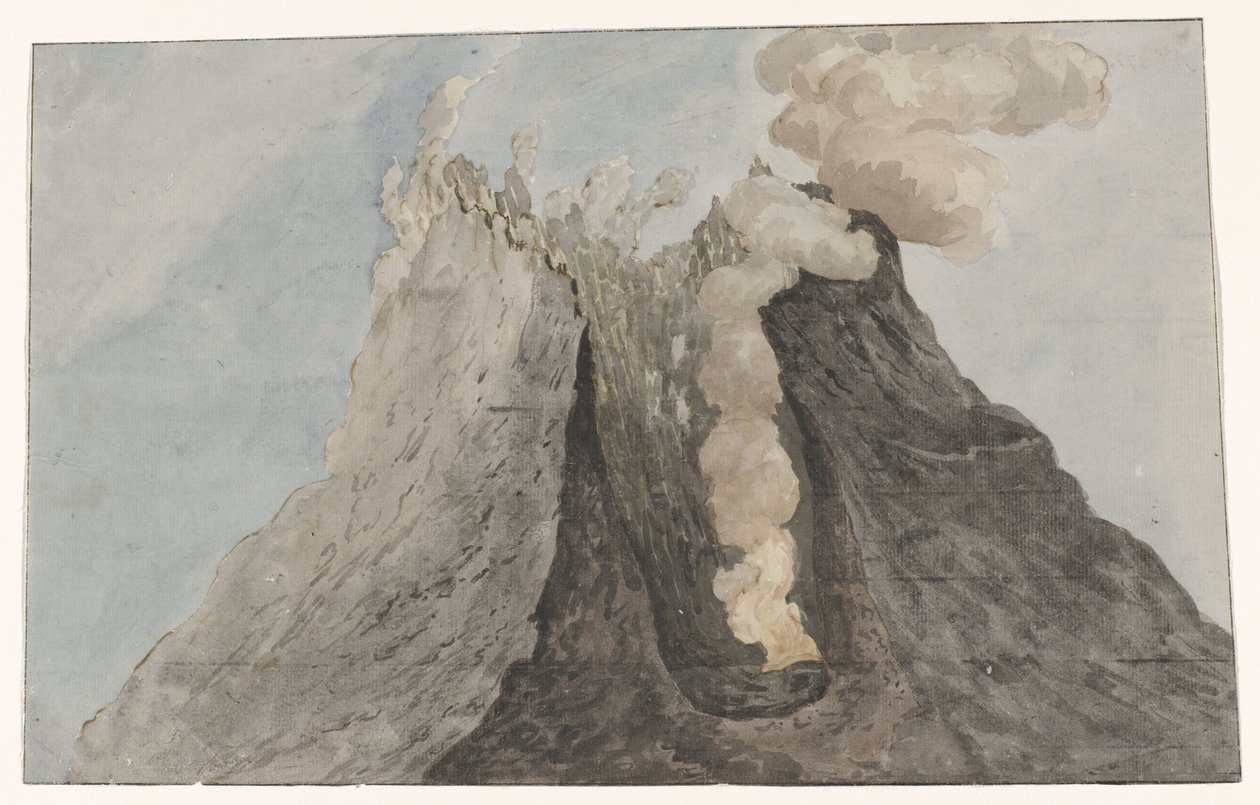 Krater Etna autorstwa Willem Carel Dierkens