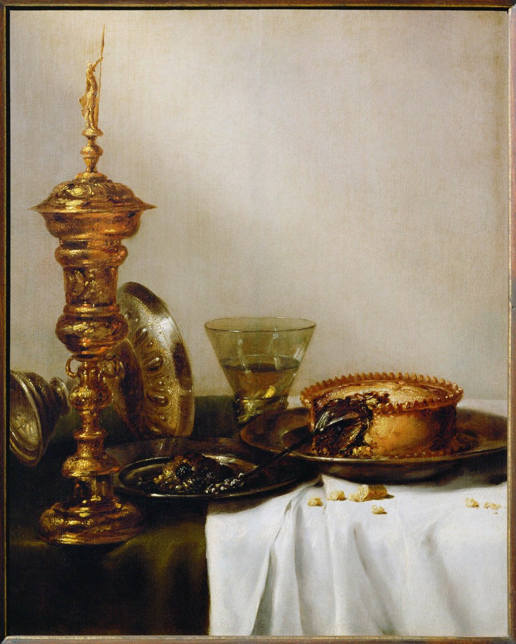 Śniadaniowa martwa natura z kielichem (obraz) autorstwa Willem Claesz. Heda