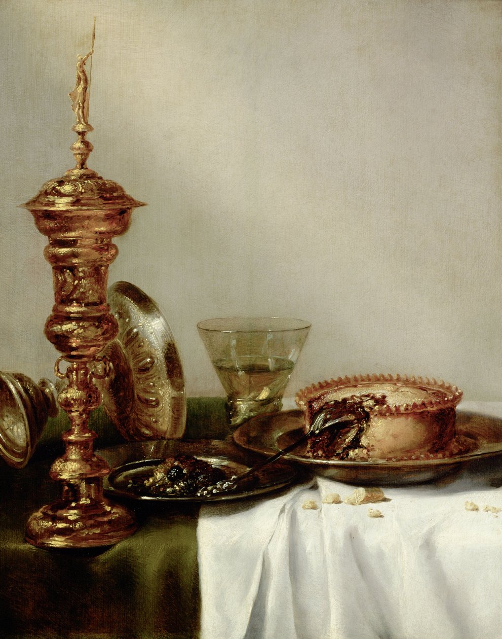 Stół zadaszony, 1634. autorstwa Willem Claesz. Heda