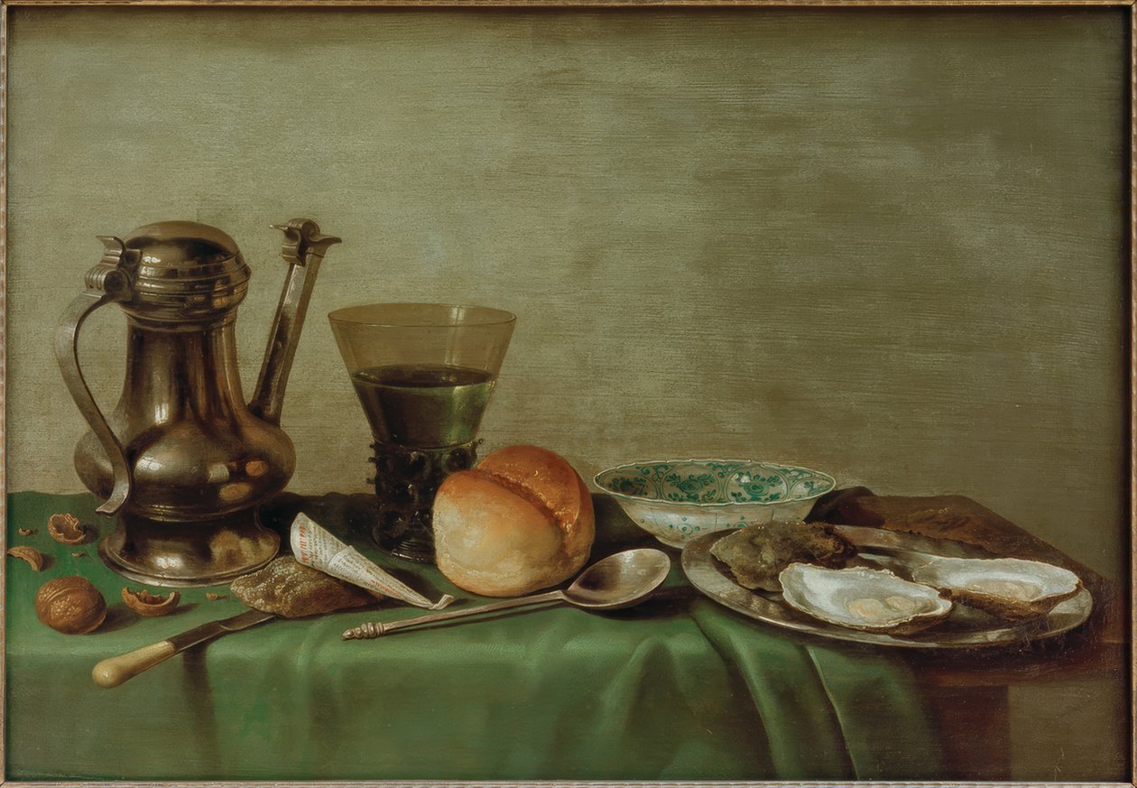 Martwa natura śniadaniowa autorstwa Willem Claesz. Heda