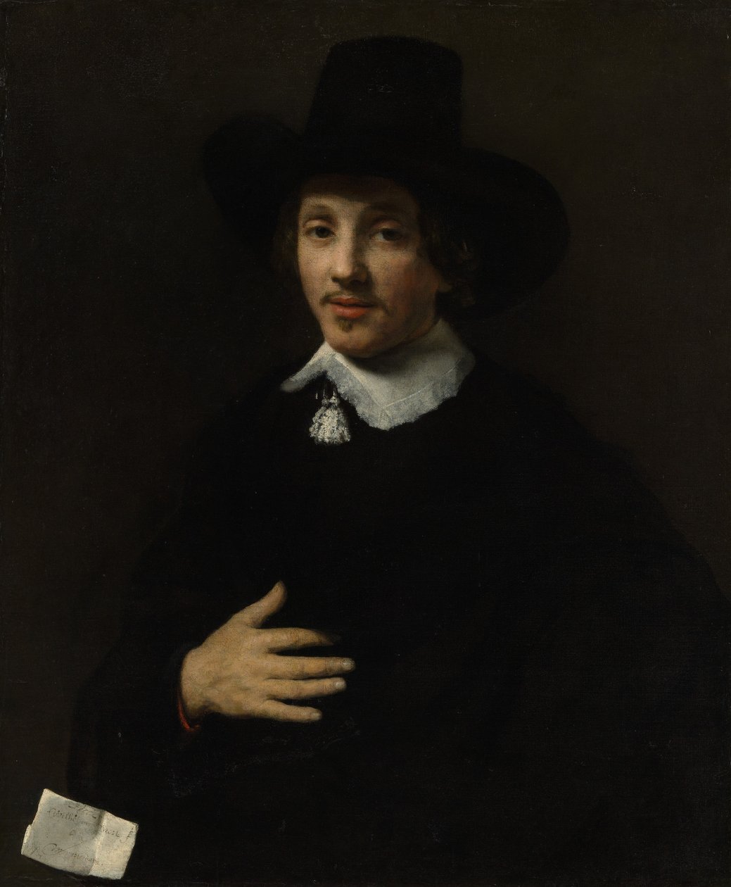 Portret mężczyzny Autoportret, 1653 lub 1655. autorstwa Willem Drost