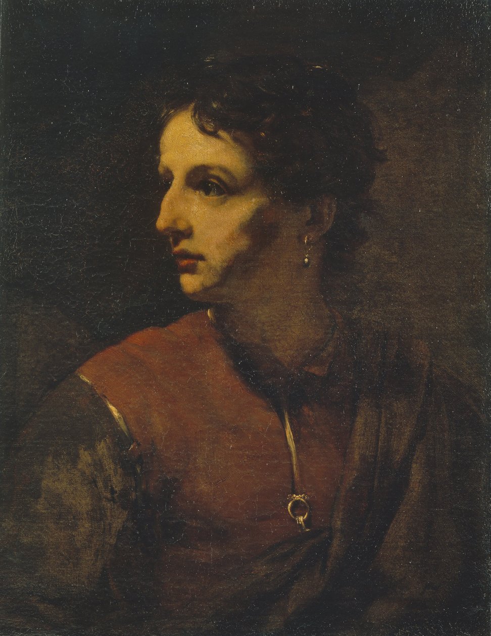 Portret młodzieńca z kolczykiem, 1655. autorstwa Willem Drost