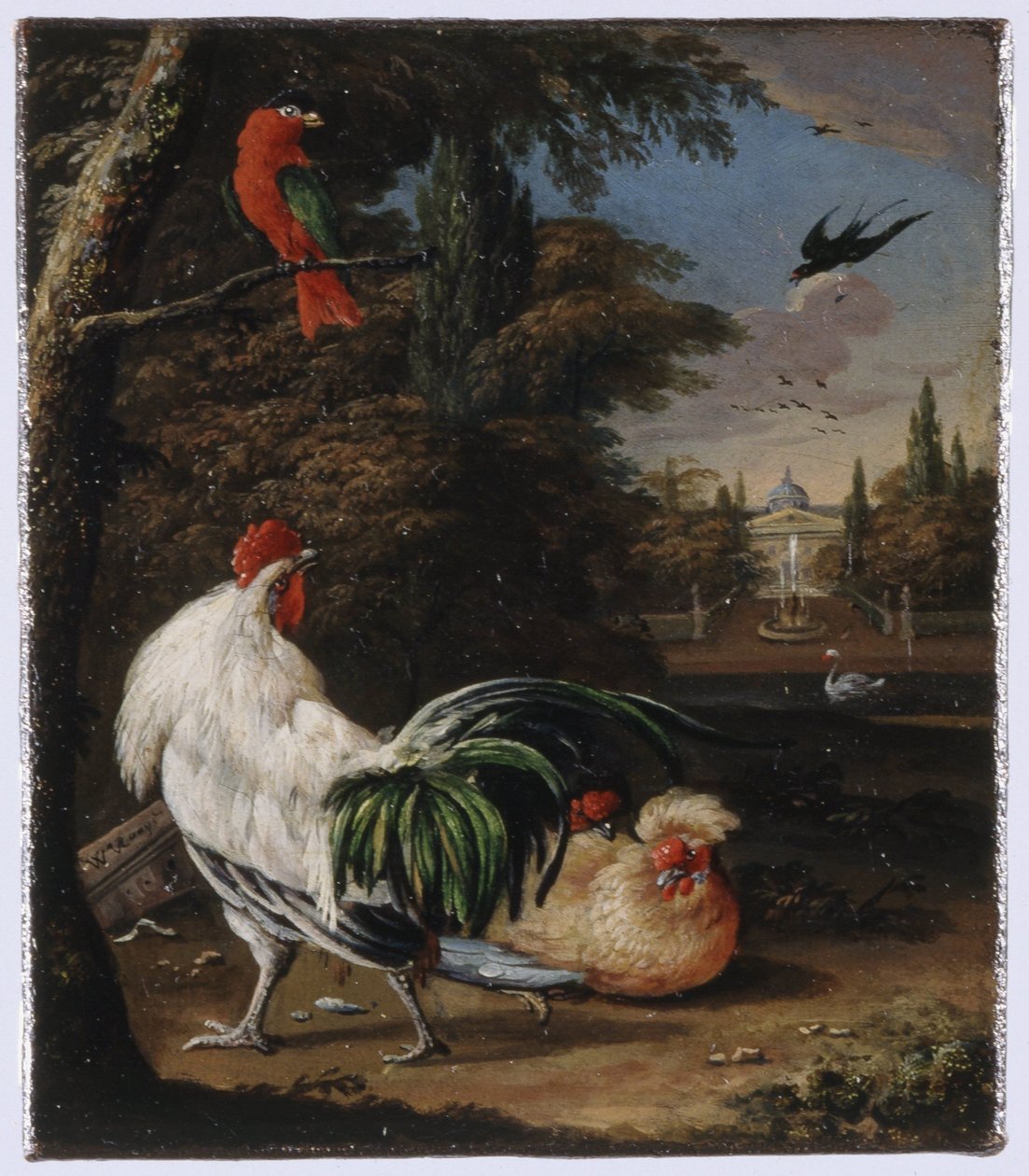 Ptaki w parku autorstwa Willem Hendrik Wilhelmus van Royen