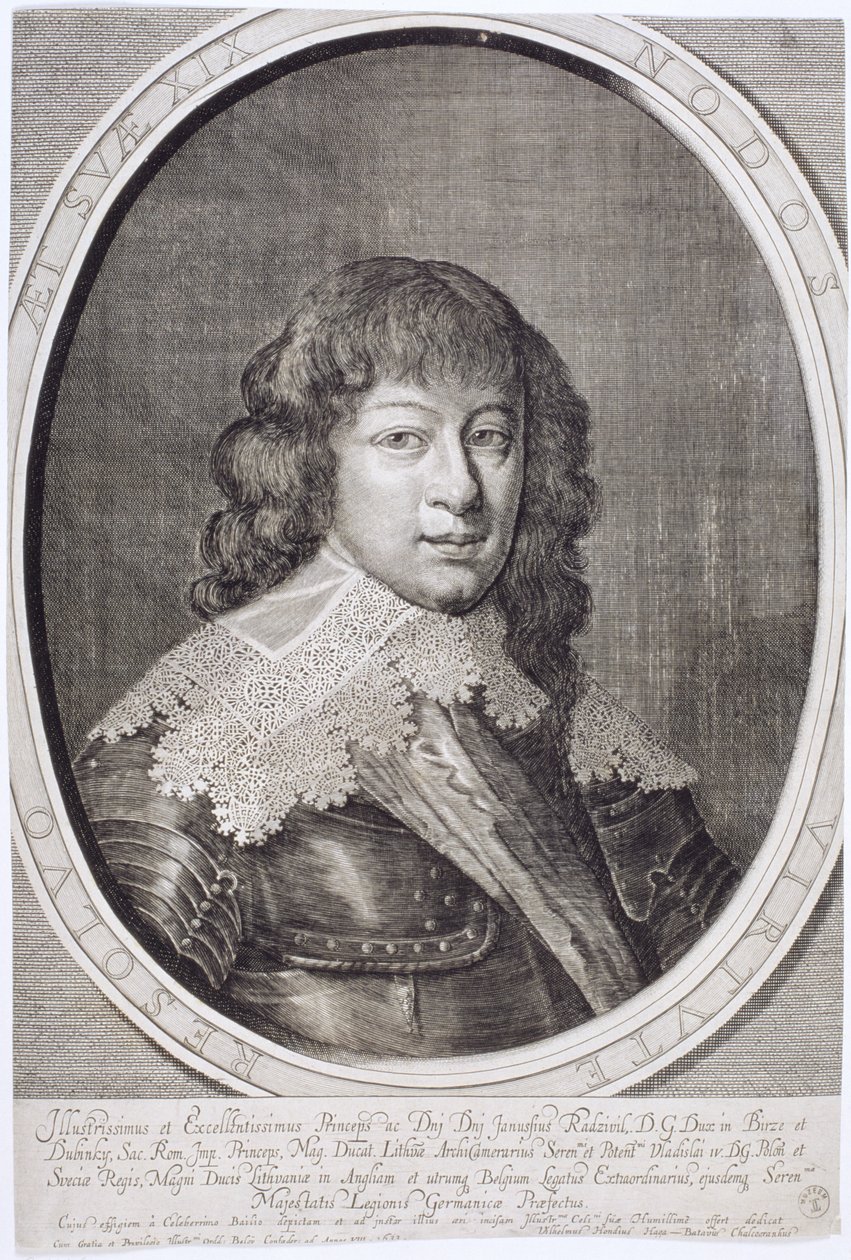 Janusz Radziwill (1612-55) 1633 autorstwa Willem Hondius