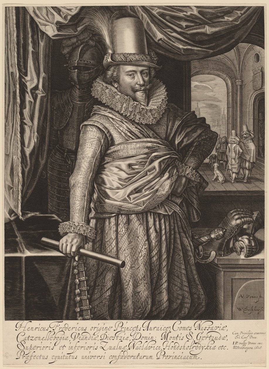Frederik Hendrik, książę Nassau-Orange autorstwa Willem Jacobsz Delff
