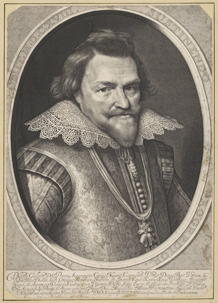 Portret Filipa Williama, księcia Orange autorstwa Willem Jacobsz Delff