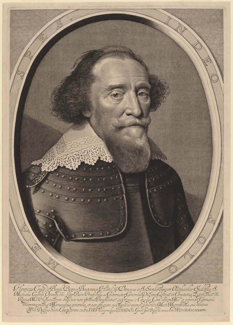 Henryk, hrabia de Bergh autorstwa Willem Jacobsz Delff after Michiel van Miereveld