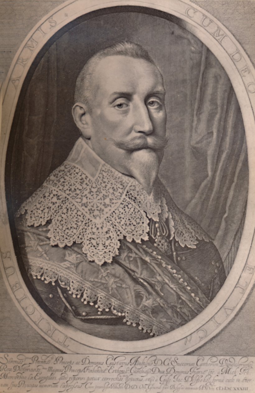 Gustavus Adolphus, król Szwecji, XVII w. 1894 autorstwa Willem Jacobzoon Delff