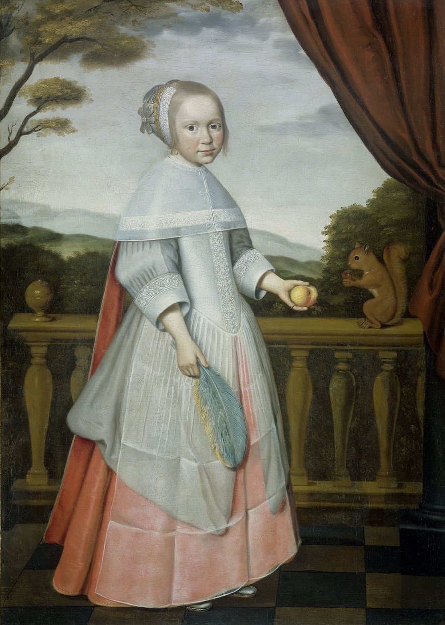 Portret Elisabeth van Oosten (1660-1714), jako dziecko autorstwa Willem Jansz. Ploy (attributed to)