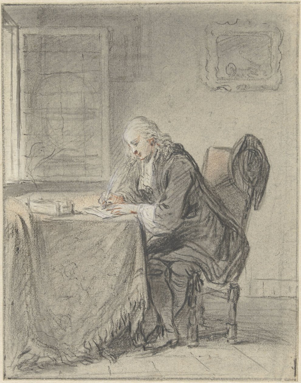 pisarz listów autorstwa Willem Joseph Laquy