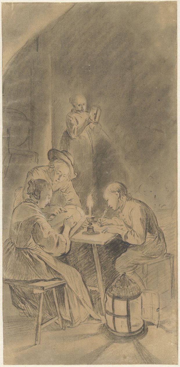 Edukacja przy świecach autorstwa Willem Joseph Laquy