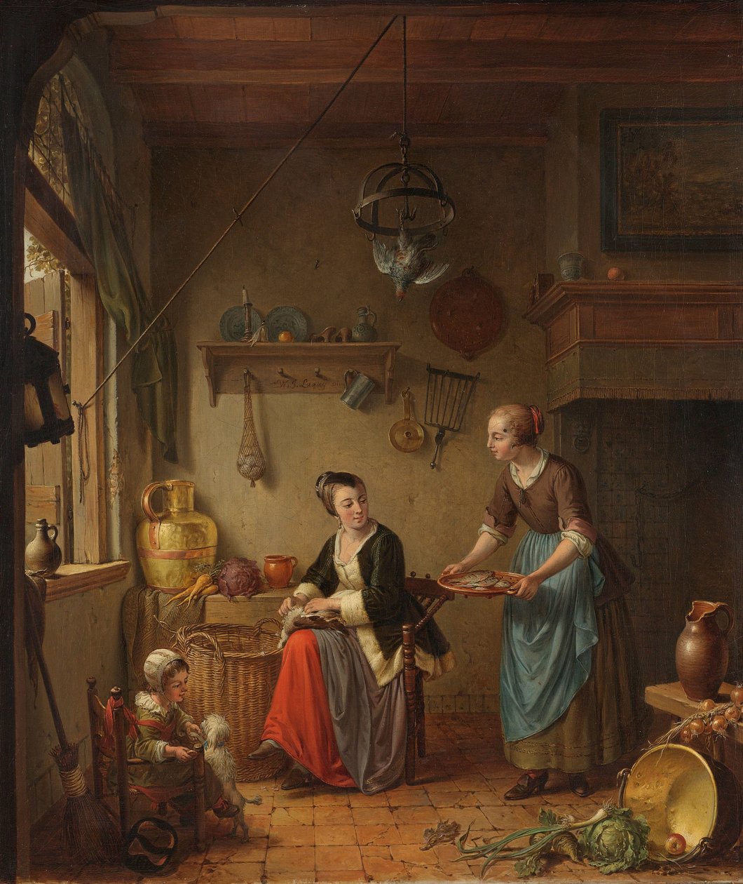 Kuchnia autorstwa Willem Joseph Laquy