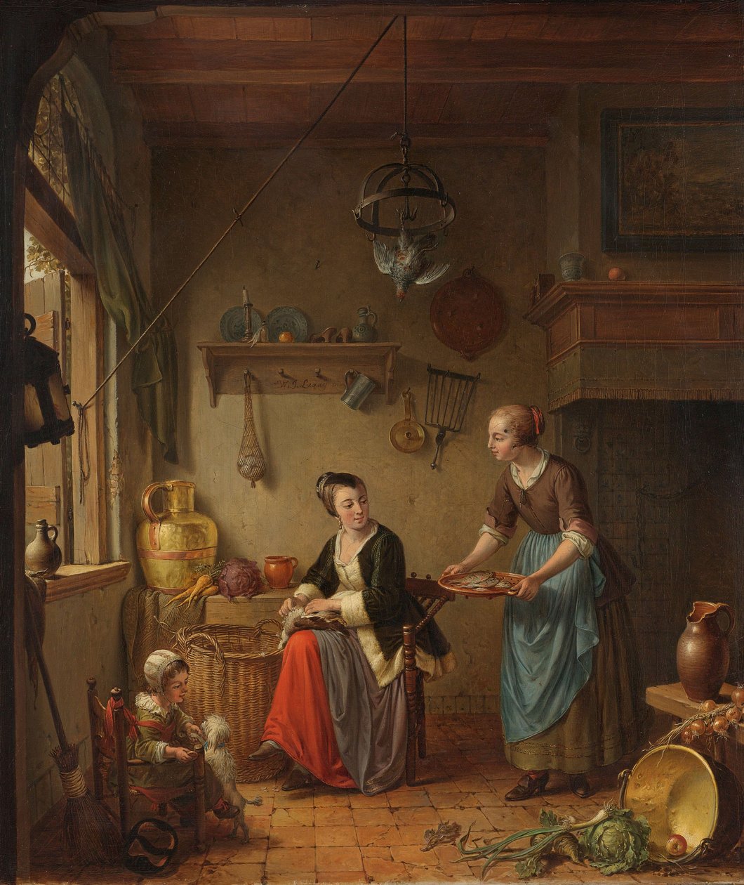 Kuchnia autorstwa Willem Joseph Laquy