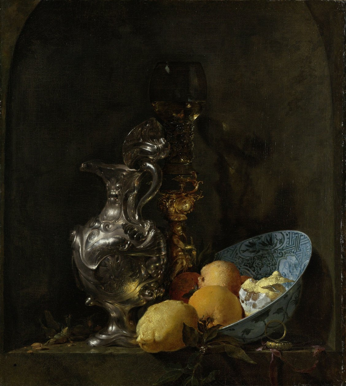 Martwa natura ze srebrnym dzbanem autorstwa Willem Kalf