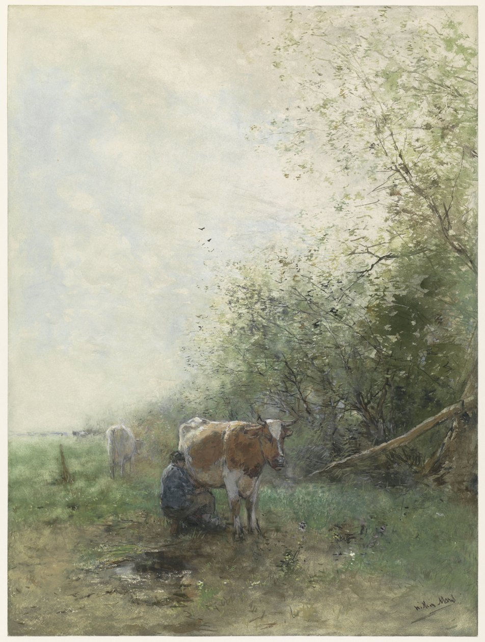 Czas udoju autorstwa Willem Maris