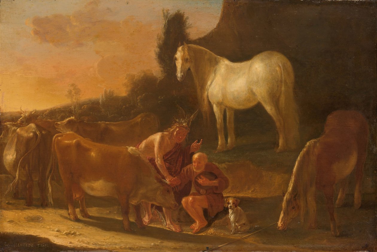 Merkury i Io autorstwa Willem Ossenbeeck