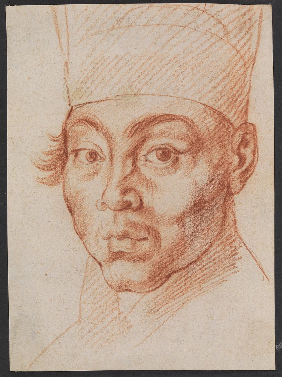 Mężczyzna w stroju koreańskim (głowa) autorstwa Willem Panneels