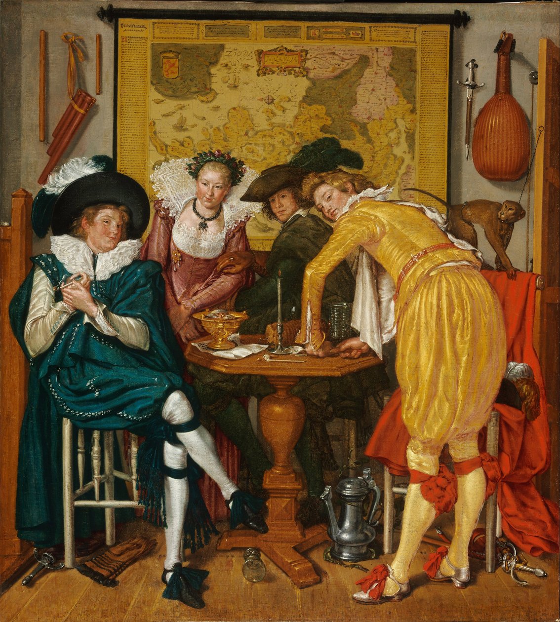 Wesoła firma autorstwa Willem Pietersz. Buytewech