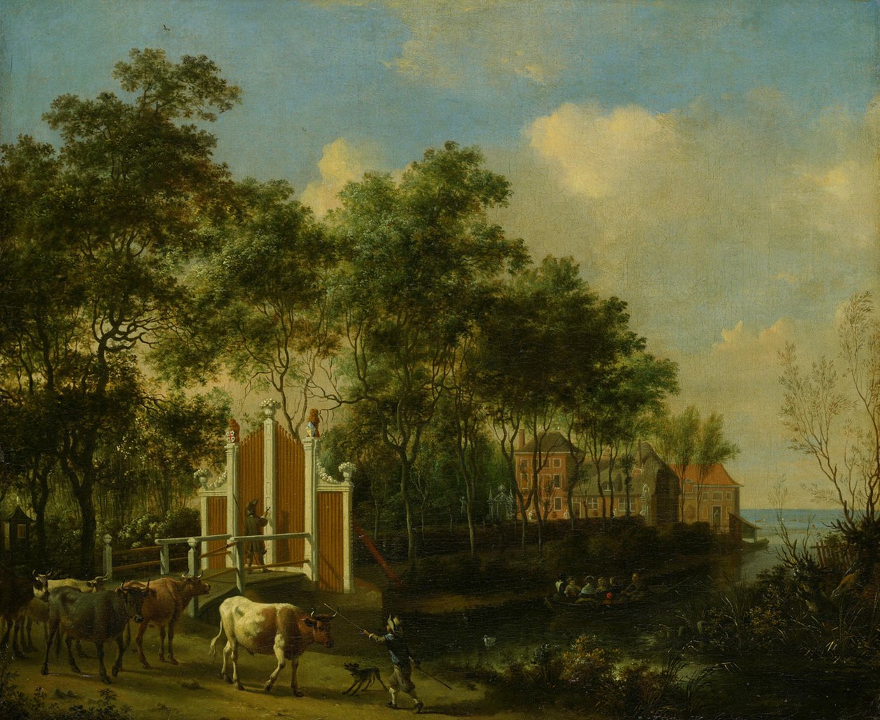 Dwór burmistrza Nicolaasa Pancrasa autorstwa Willem Schellinks