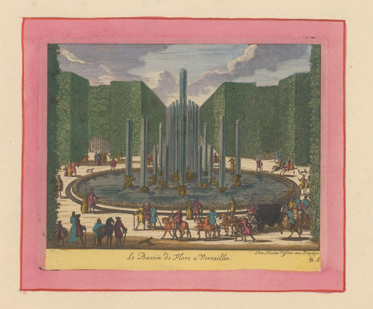 Bassin von Flora in den Gärten von Versailles autorstwa Willem Swidde
